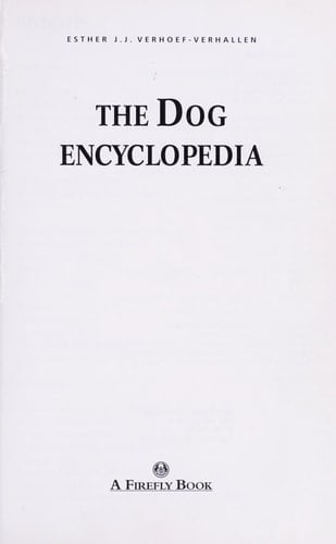 The Dog Encyclopedia