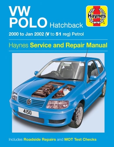 VW Polo Hatchback 2000 to Jan (V to 51 Registration) Petrol Service And Repair Manual