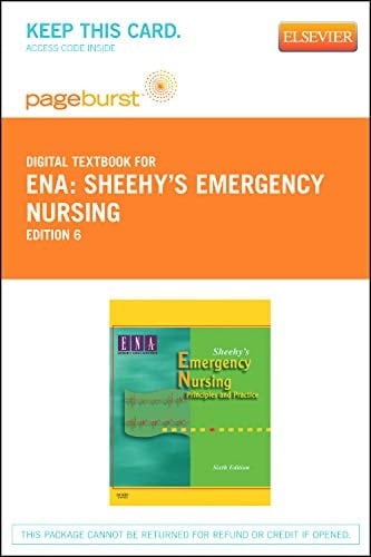 ENA: Sheehy's Emergency NursingPageburst Access Code
