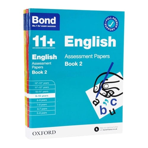Bond 11+: Maths, English, Non-verbal Reasoning, Verbal Reasoning: Assessment Papers Book 2: 9-10 years Bundle