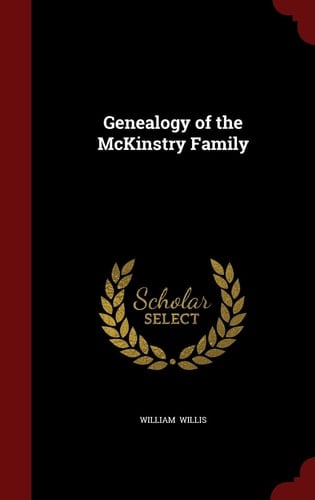 Genealogy of the McKinstry Family