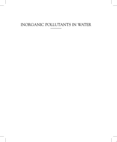 Inorganic Pollutants in Water
