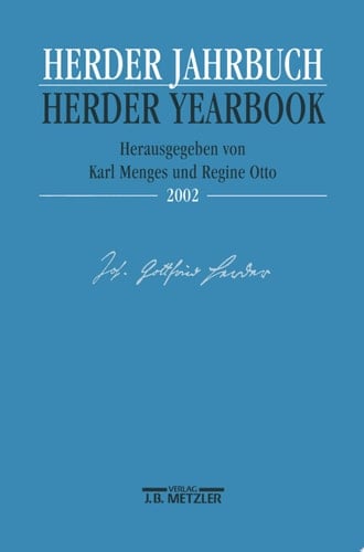 Herder Jahrbuch - Herder Yearbook 2002
