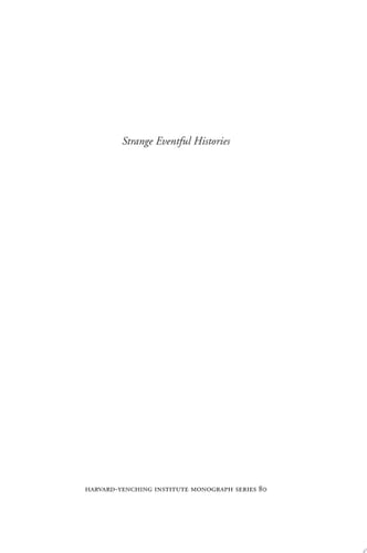 Strange Eventful Histories Identity, Performance, and Xu Wei's Four Cries of a Gibbon