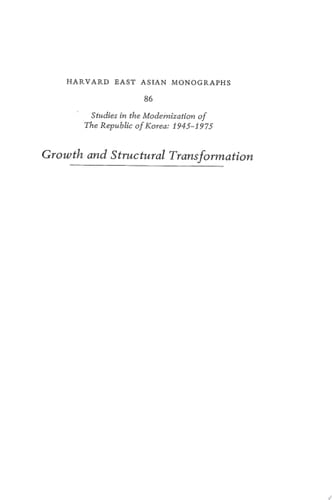 Growth and Structural Transformation