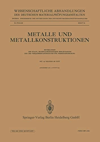 Metalle und Metallkonstruktionen