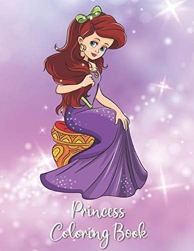 Princess Coloring Book Pretty Princess Coloring Book for Toddlers, Preschool, Girls Ages 2-4, 2-8 - Kittens -