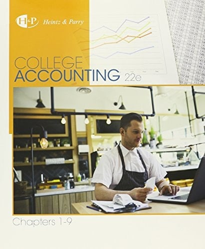 Bundle: College Accounting, Chapters 1-9, Loose-leaf Version, 22nd + Cengage Learning’s Online General Ledger, 2 terms (12 months) Printed Access Card
