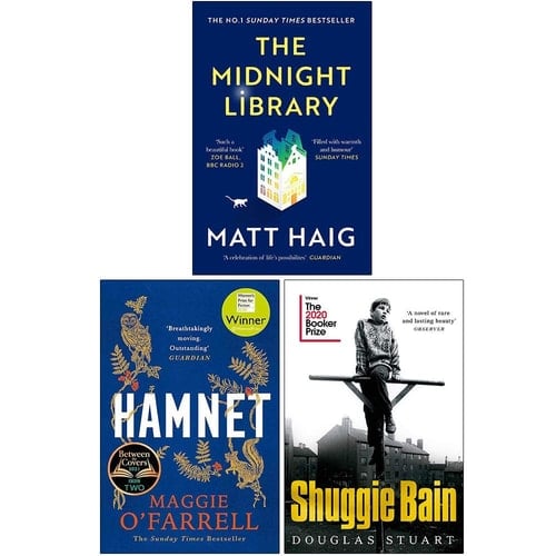 The Midnight Library, Hamnet, Shuggie Bain 3 Books Collection Set