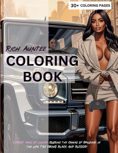 Rich Auntee - Adult Coloring Book