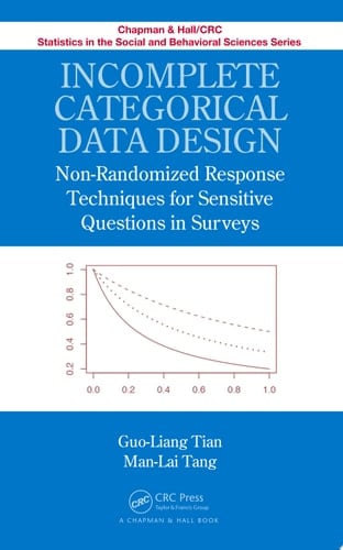 Incomplete Categorical Data Design Non-Randomized Response Techniques for Sensitive Questions in Surveys