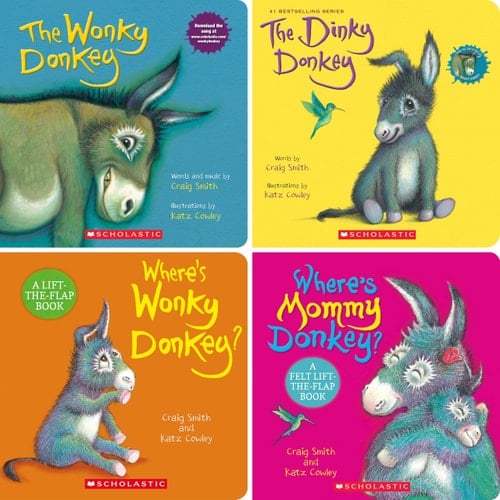 The Wonky Donkey Board Book Collection (4 Books) by Craig Smith