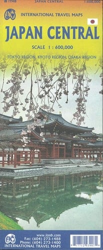 Japan Central Travel Reference Map 1:600k