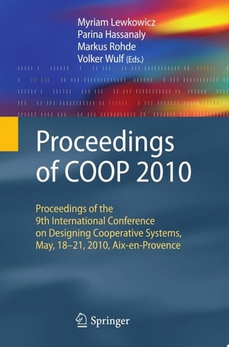 Proceedings of COOP 2010