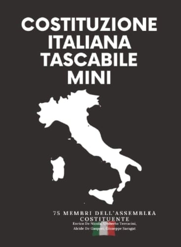 Costituzione Italiana Tascabile Mini (Italian Edition)