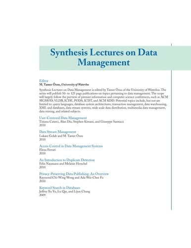 User-Centered Data Management