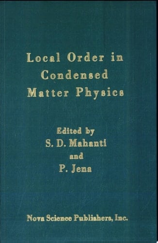Local Order in Condensed Matter Physics