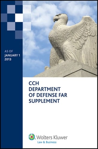 Department of Defense Far Supplement (Dfars) as of January 1, 2013