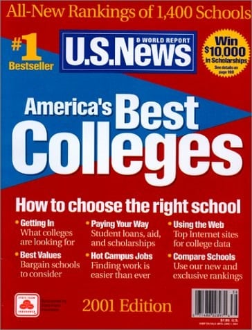 America's Best Colleges 2001