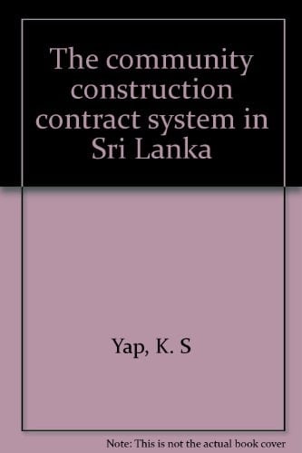 The Community Construction Contract System in Sri Lanka