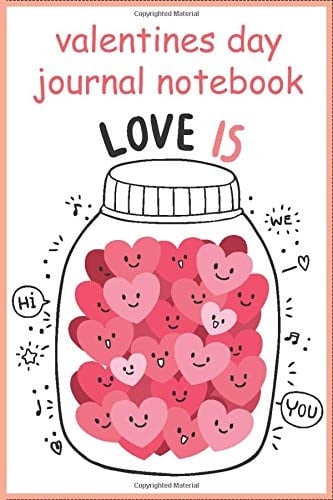 Valentines Day Journal Notebook Cute Cats Valentine's Day Gift for Cat Lovers Notebook Journal, Valentines Day Gifts for Cats Presents: Lined Notebook