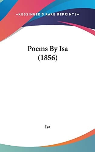 Poems By Isa (1856)