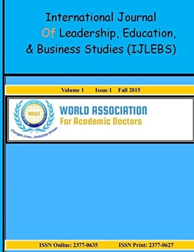 International Journal of Leadership Education and Business Studies Volume 1 Issue 1 Fall 2015