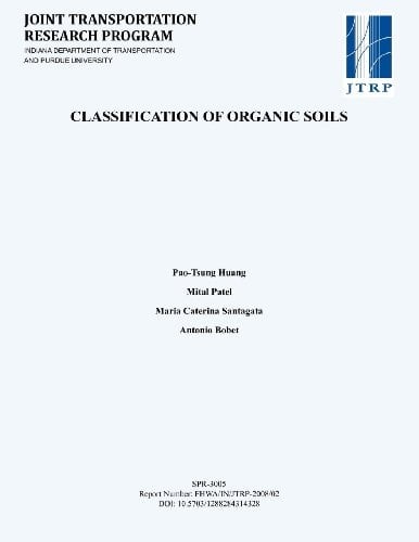 Classification of Organic Soils