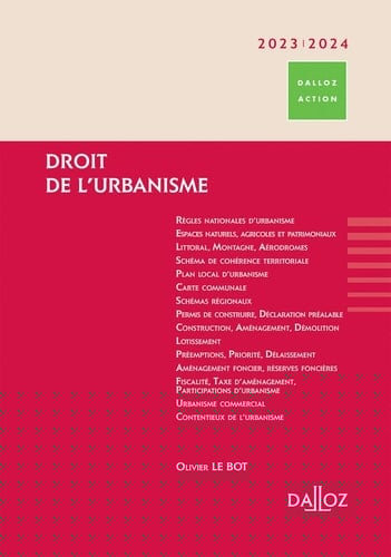 Droit de l'urbanisme, 2023-2024