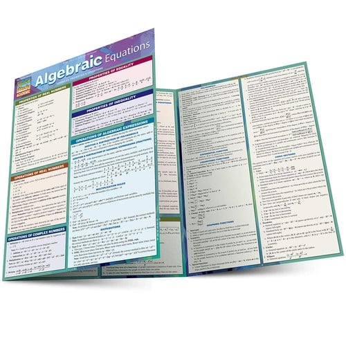 Algebraic Equations QuickStudy Laminated Reference Guide (QuickStudy Academic)