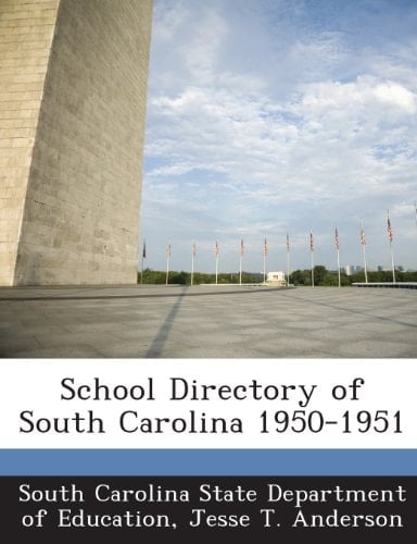 School Directory of South Carolina 1950-1951
