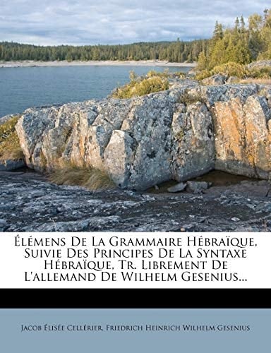 Elemens de La Grammaire Hebraique, Suivie Des Principes de La Syntaxe Hebraique, Tr. Librement de L'Allemand de Wilhelm Gesenius... (French Edition)