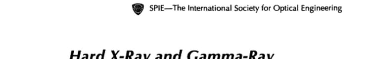 Hard X-ray and Gamma-ray Detector Physics and Applications 22-23 July 1998, San Diego, California