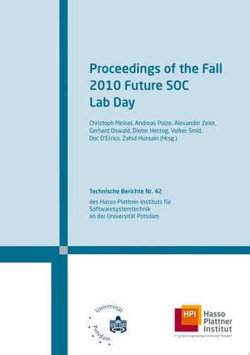 Proceedings of the Fall 2010 Future SOC Lab Day