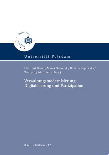Verwaltungsmodernisierung Digitalisierung und Partizipation