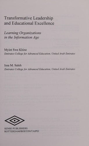 Transformative Leadership and Educational Excellence Learning Organizations in the Information Age
