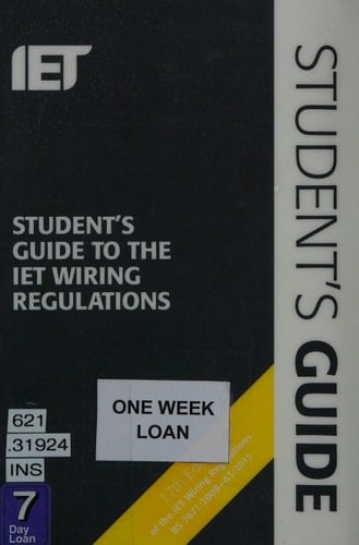 Student's Guide to the IET Wiring Regulations