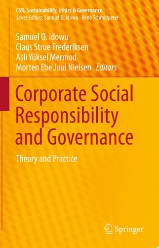 Corporate Social Responsibility and Governance