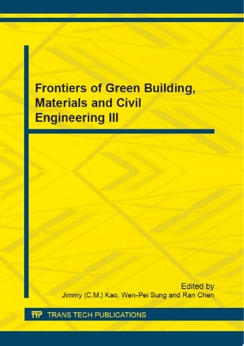 Frontiers of Green Building, Materials and Civil Engineering III