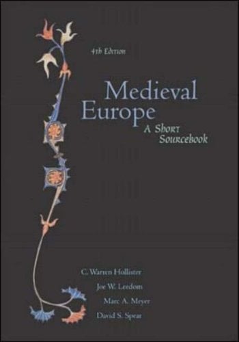 Medieval Europe: A Short Sourcebook