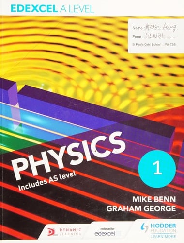 Edexcel A Level Physics Student Book 1