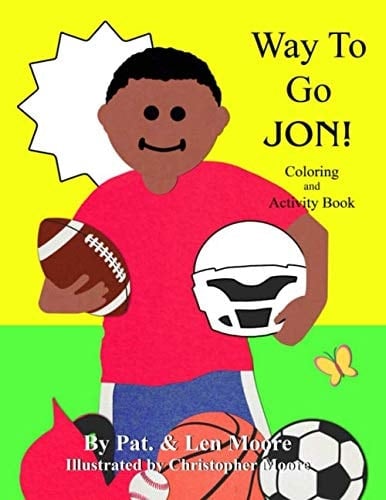 Way to Go Jon! Coloring and Activity Book