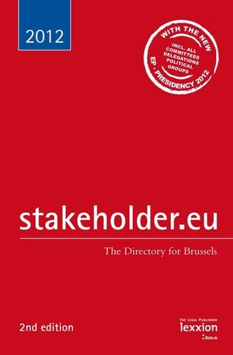 Stakeholder. Eu 2012 The Directory for Brussels