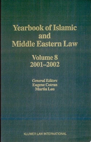 Yearbook of Islamic and Middle Eastern Law 2001-2002