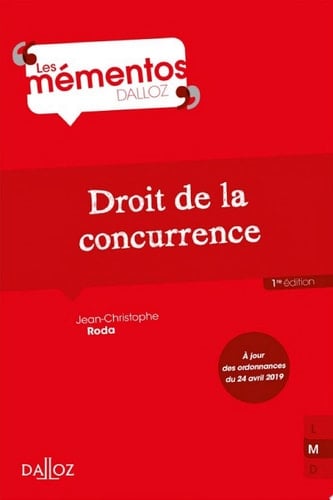 Droit de la concurrence - 1ère édition