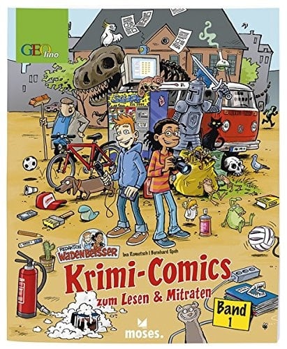Krimi-Comics zum Lesen & Mitraten
