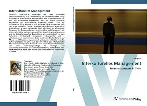Interkulturelles Management: Führungskonzepte in China (German Edition)