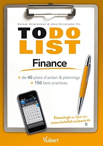 To do List Finance de 40 plans d'action + 150 best practices