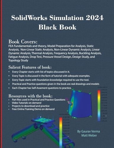 SolidWorks Simulation 2024 Black Book