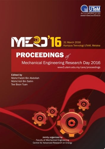 Proceedings of Mechanical Engineering Research Day 2016